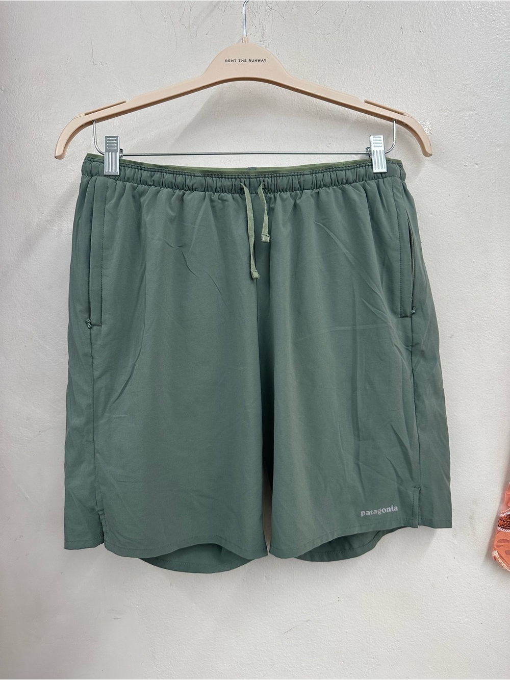 Patagonia Men's Olive Green Performance trial Shorts size large